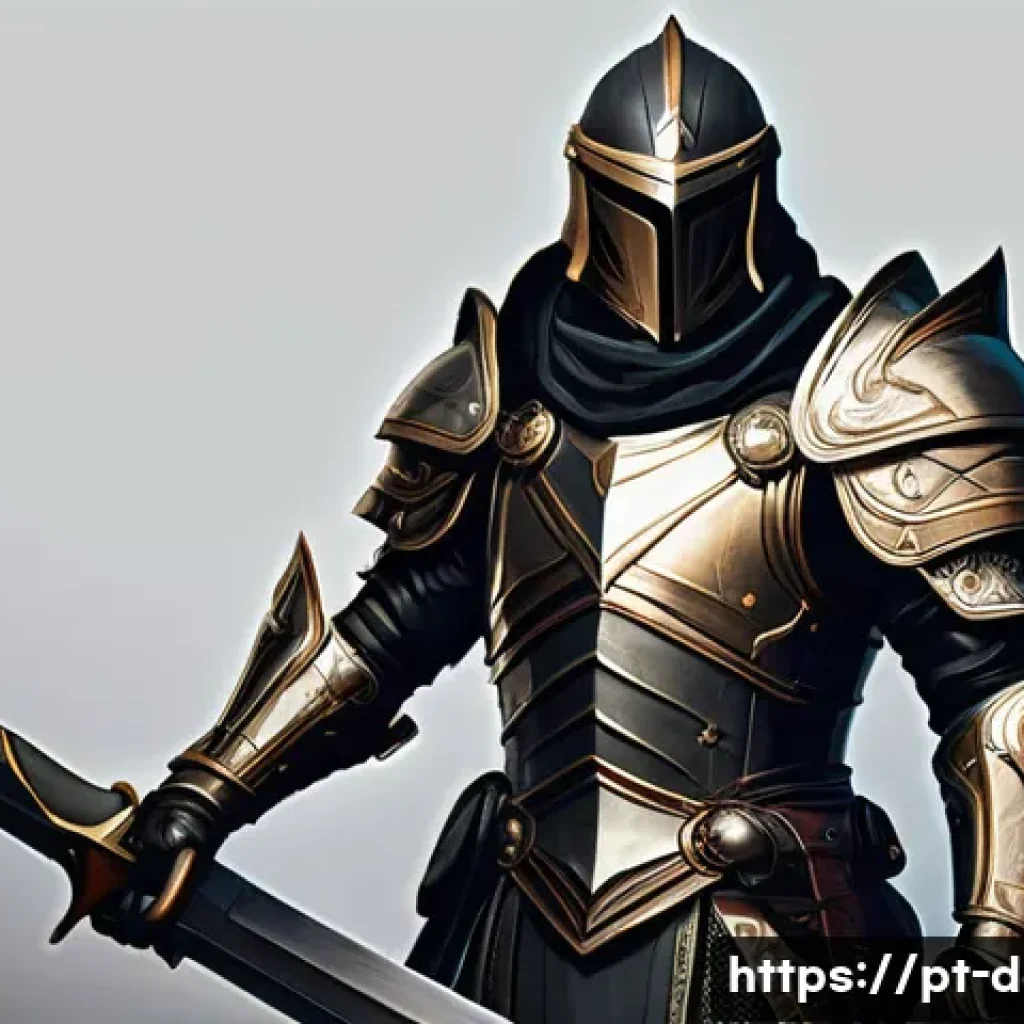 컨셉아트와 일러스트의 차이 - **Prompt:** "A concept art piece depicting an exploratory design phase for a heroic fantasy characte...