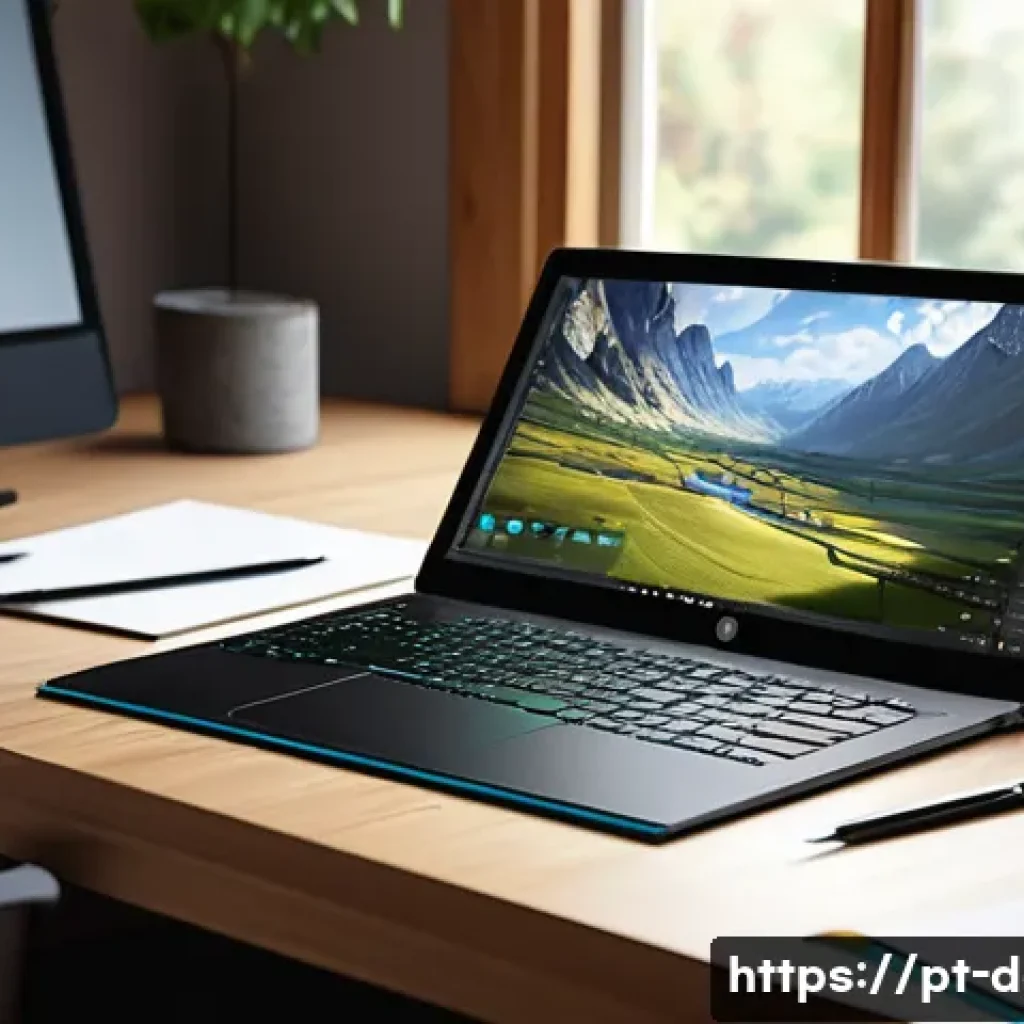 디지털아트에서의 필압 조절법 - A digital artist&rsquo;s workspace showcasing a high-resolution drawing tablet with a stylus pen resting o...